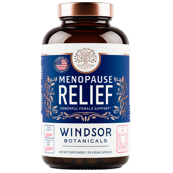 Windsor Botanicals Menopause Support Supplement - 90 Vegan Capsules